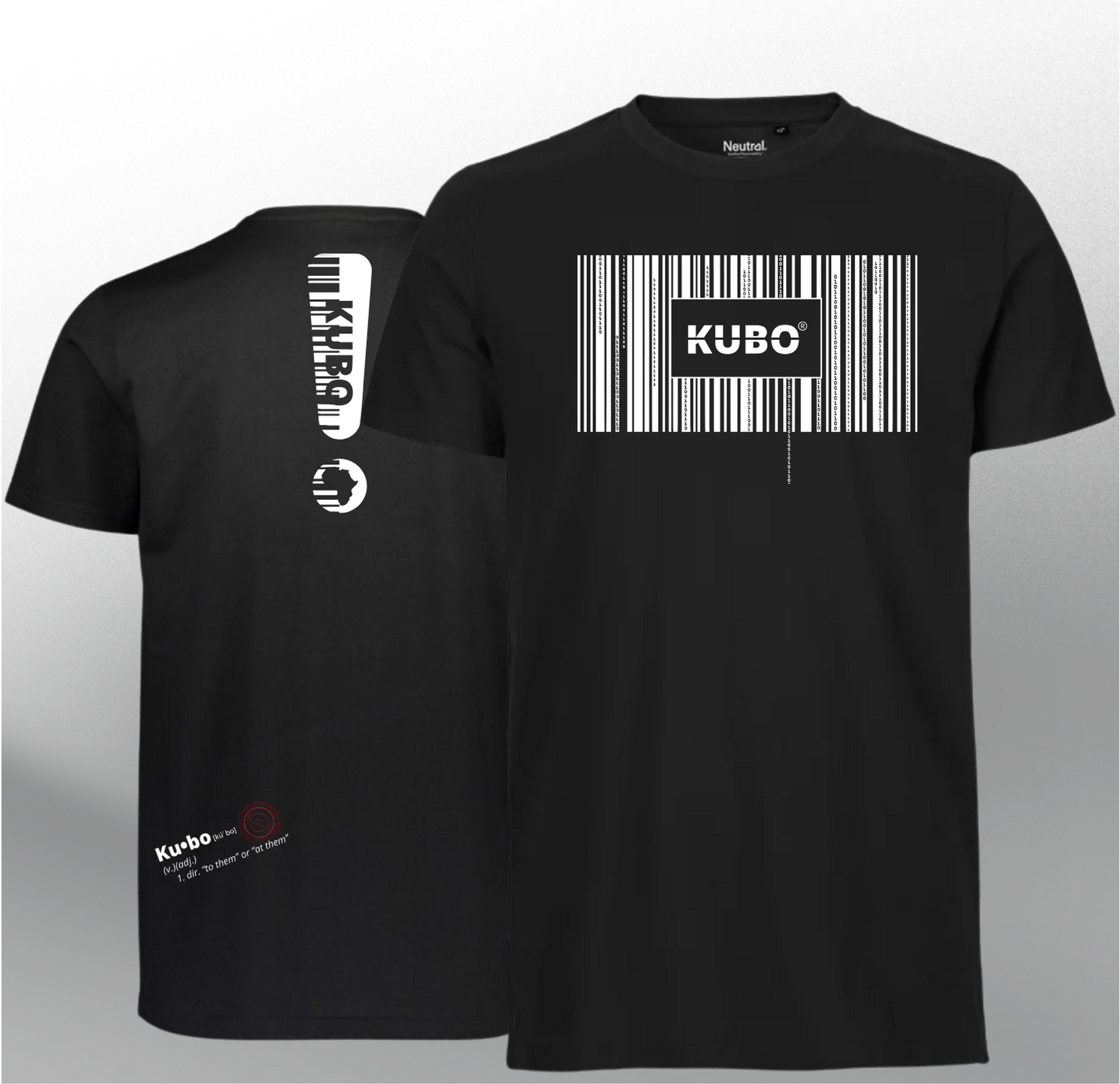 Binary Barcode Classic Tee S1